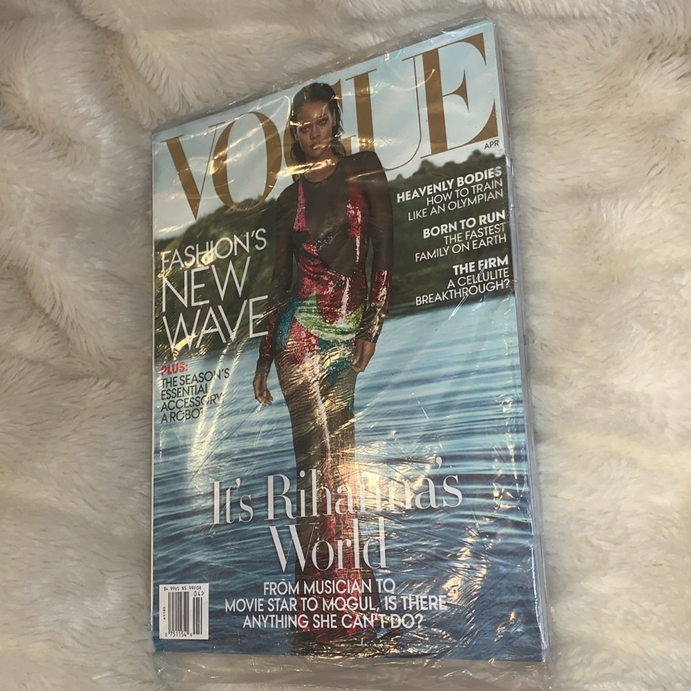 Vogue Magazine April 2016 Rihanna new unopened